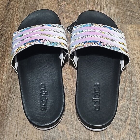 Adidas Adilette Comfort Slides Size 11 New - Picture 5 of 7